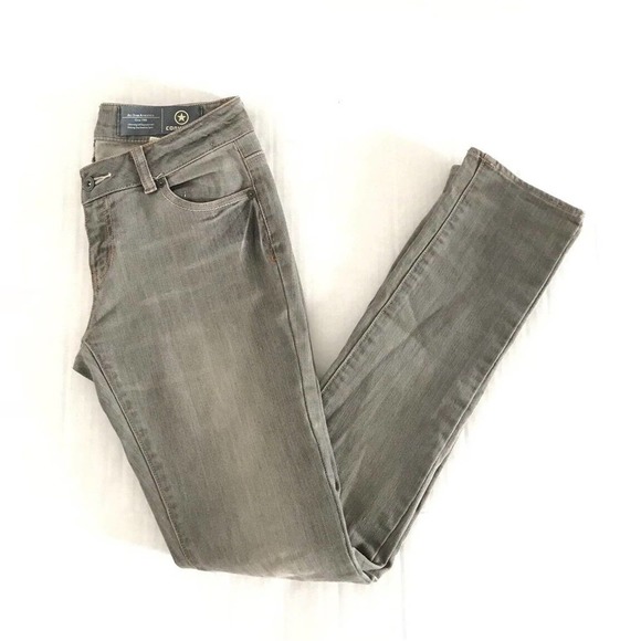 Converse | Jeans Womens Size 26 Gray Low Rise Washed Skinny Denim Pants - Picture 6 of 10